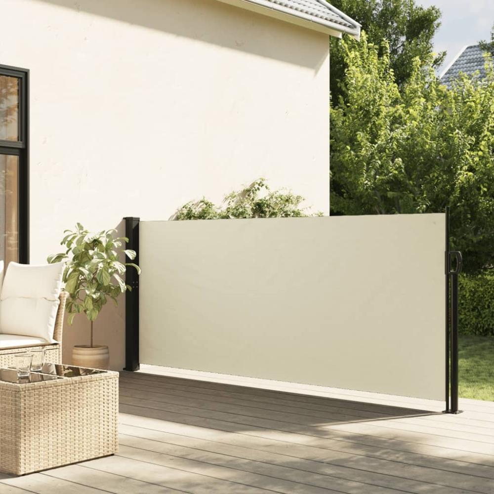 vidaXL Seitenmarkise Ausziehbar Creme 100x300 cm 4004265 Bild 1