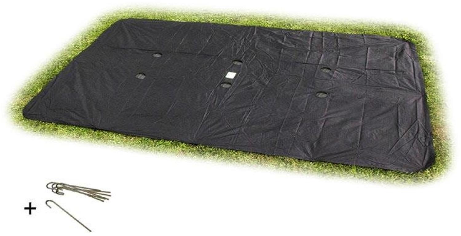 EXIT Trampolin Abdeckplane Ground Level 244 x 427 cm rechteckig ZUBEHÖR Bild 1