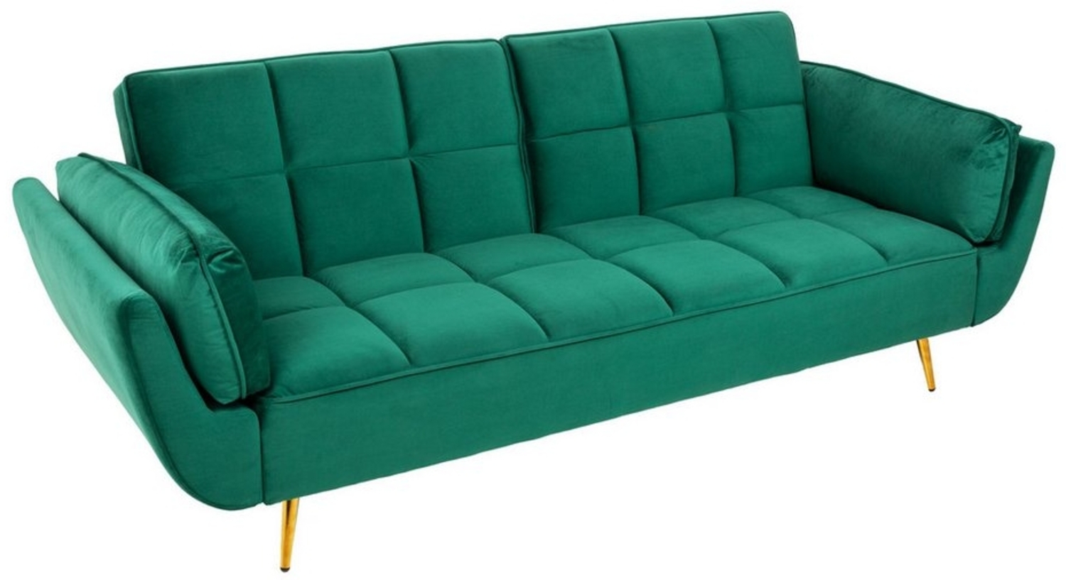 riess-ambiente Schlafsofa BOUTIQUE 213cm smaragdgrün, mit Samt-Bezug Bild 1