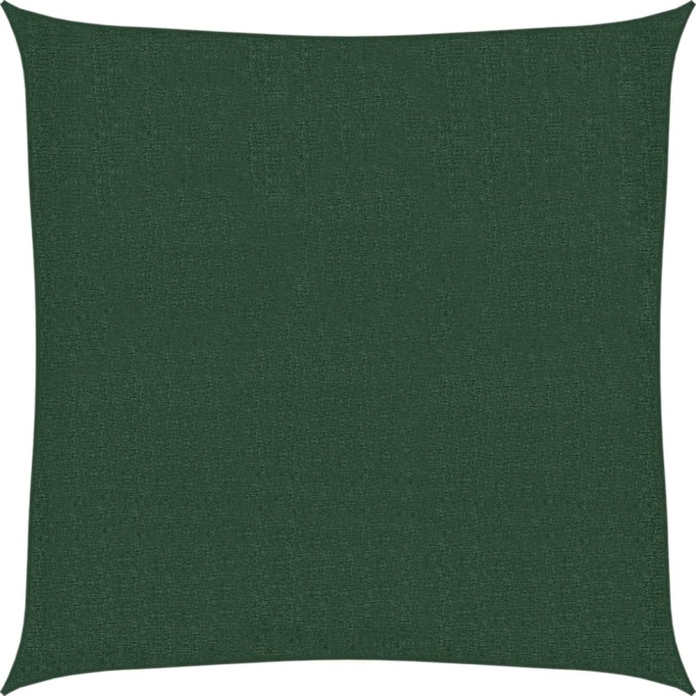 vidaXL Sonnensegel 160 g/m² Dunkelgrün 2,5x2,5 m HDPE 311438 Bild 1