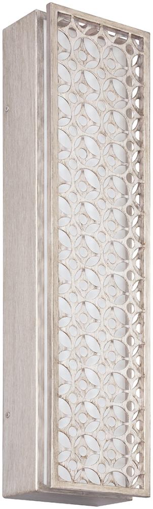 Elstead Lighting Wandleuchte Kenney, Stahl / Leinen, Silber, 4 Lampen Bild 1