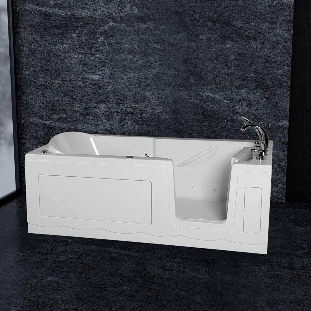 Luxus Tür Seniorenbadewanne Acryl Whirlpool Senioren Badewanne 170x75cm Modell 2024 Bild 1