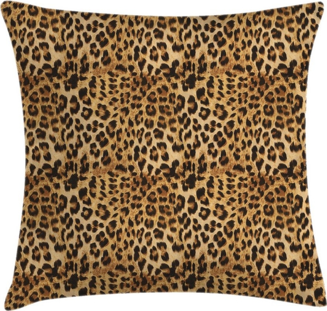 Abakuhaus Kissenbezüge Kissenhülle mit Farbfesten Klaren Farben Beidseitiger Druck, (1 Stück), Braun Leopard-Druck Bild 1