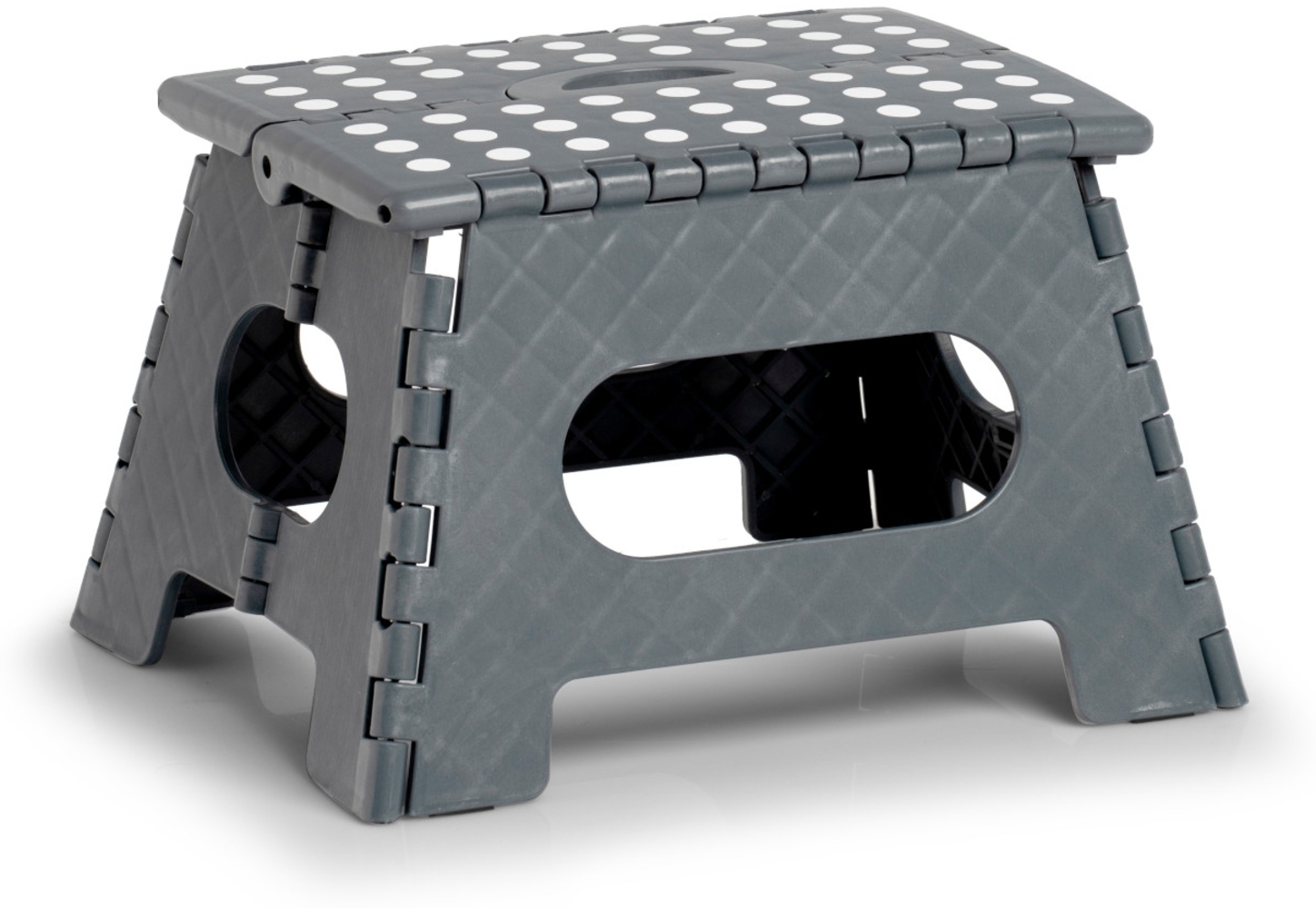 ZELLER Klapphocker 13031 aus Kunststoff, anthrazit / Tritt / Klappstiege Bild 1