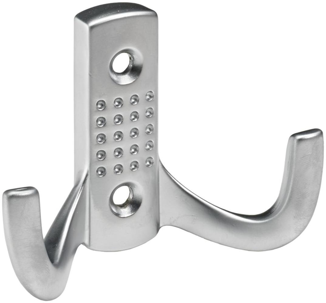 Hettich Mantelhaken 5,8 x 7,8 x 3,1 cm Aluminium-Optik - 1 Stück Bild 1