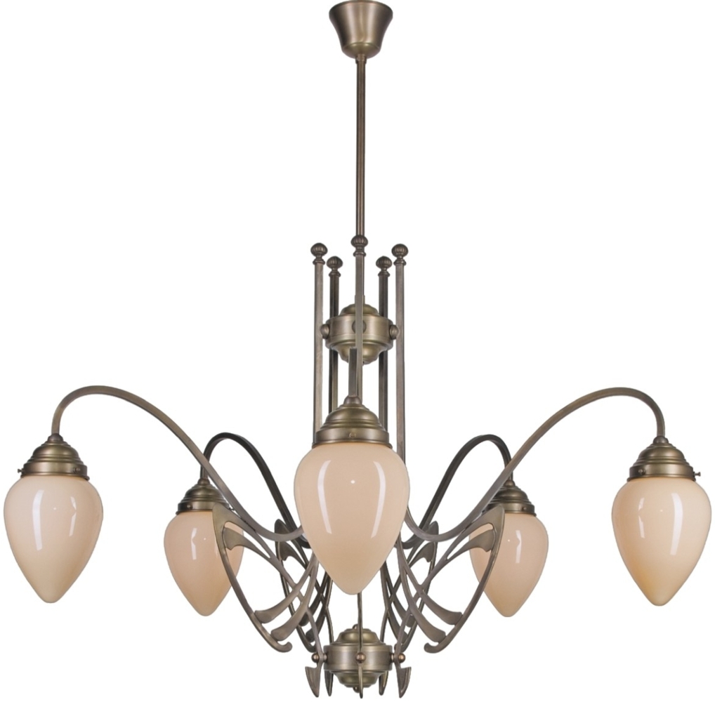 Kronleuchter D266-123eb Berliner Messing Bild 1