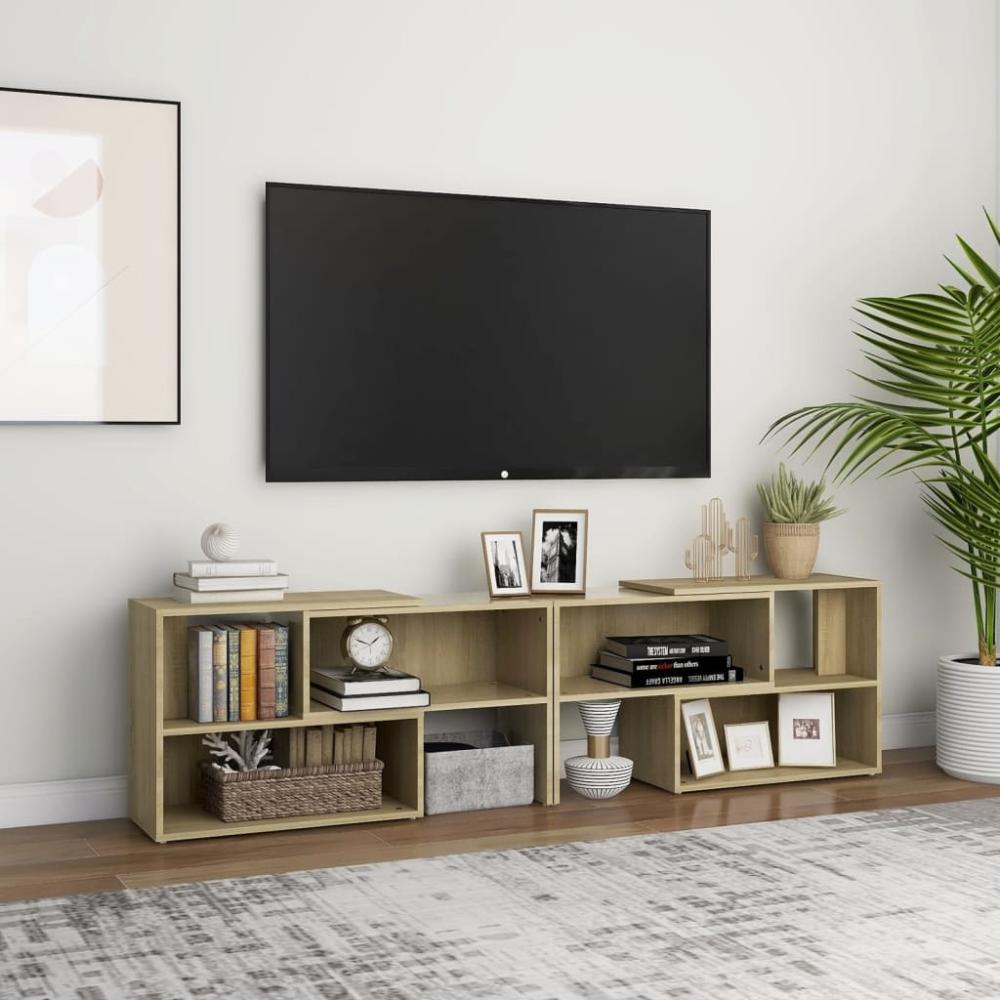 TV-Board >3008170< (LxBxH: 149 x 30 x 52 cm) in Sonoma-Eiche - 149 x 30 x 52 cm (LxBxH) Bild 1