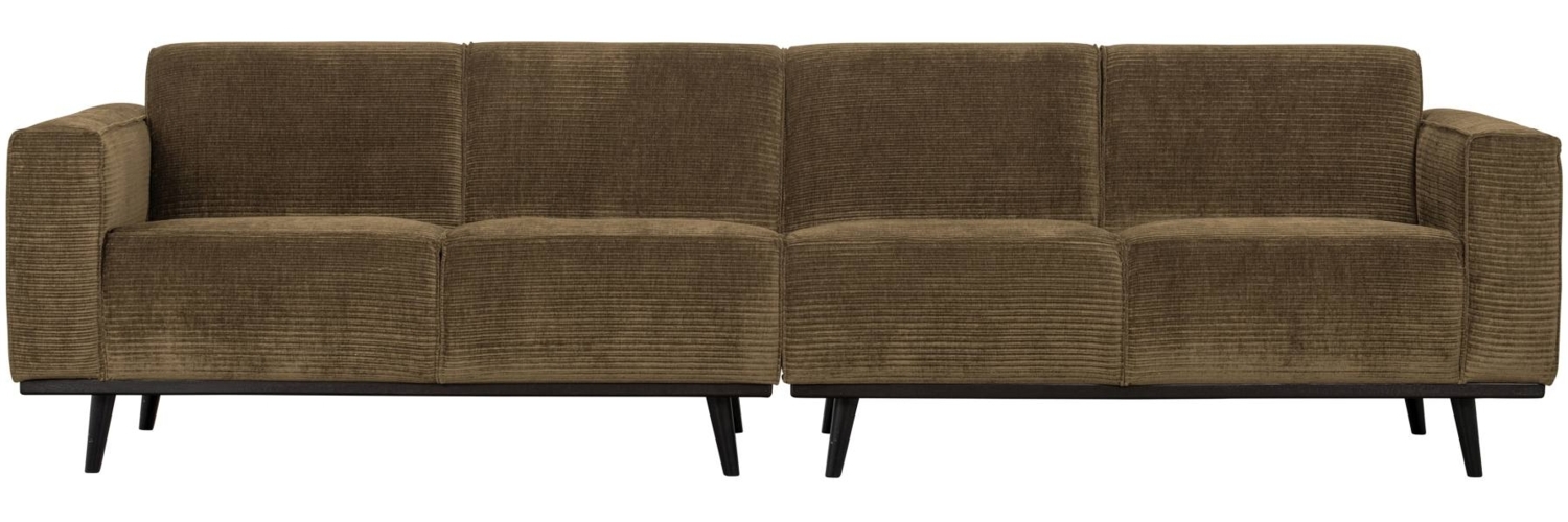 Sofa Statement L aus gewebten Jacquard, Braun Bild 1