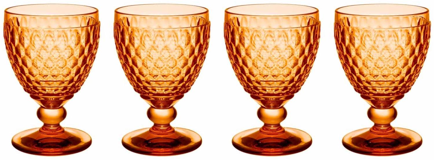 Villeroy & Boch Boston Coloured Wasserglas 400 ml Apricot 4er Set - DS Bild 1
