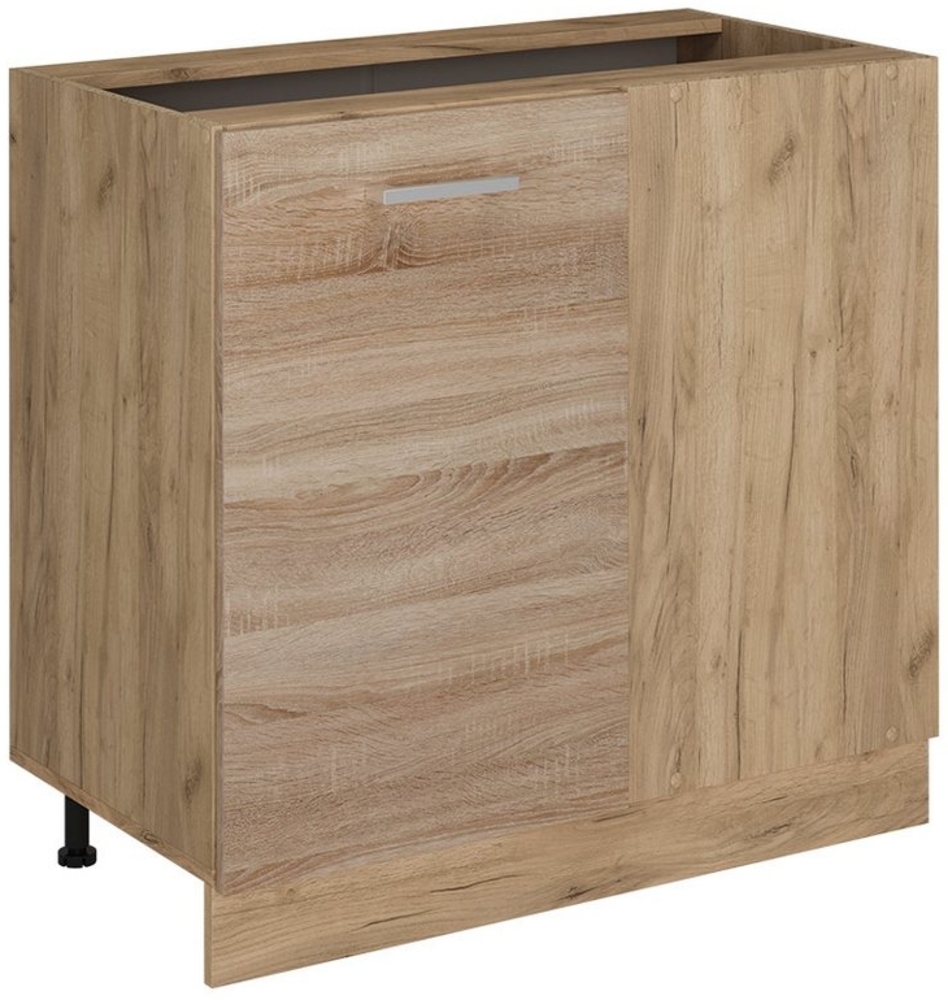 Eckunterschrank R-Line Sonoma 86 cm ohne Arbeitsplatte Vicco Bild 1