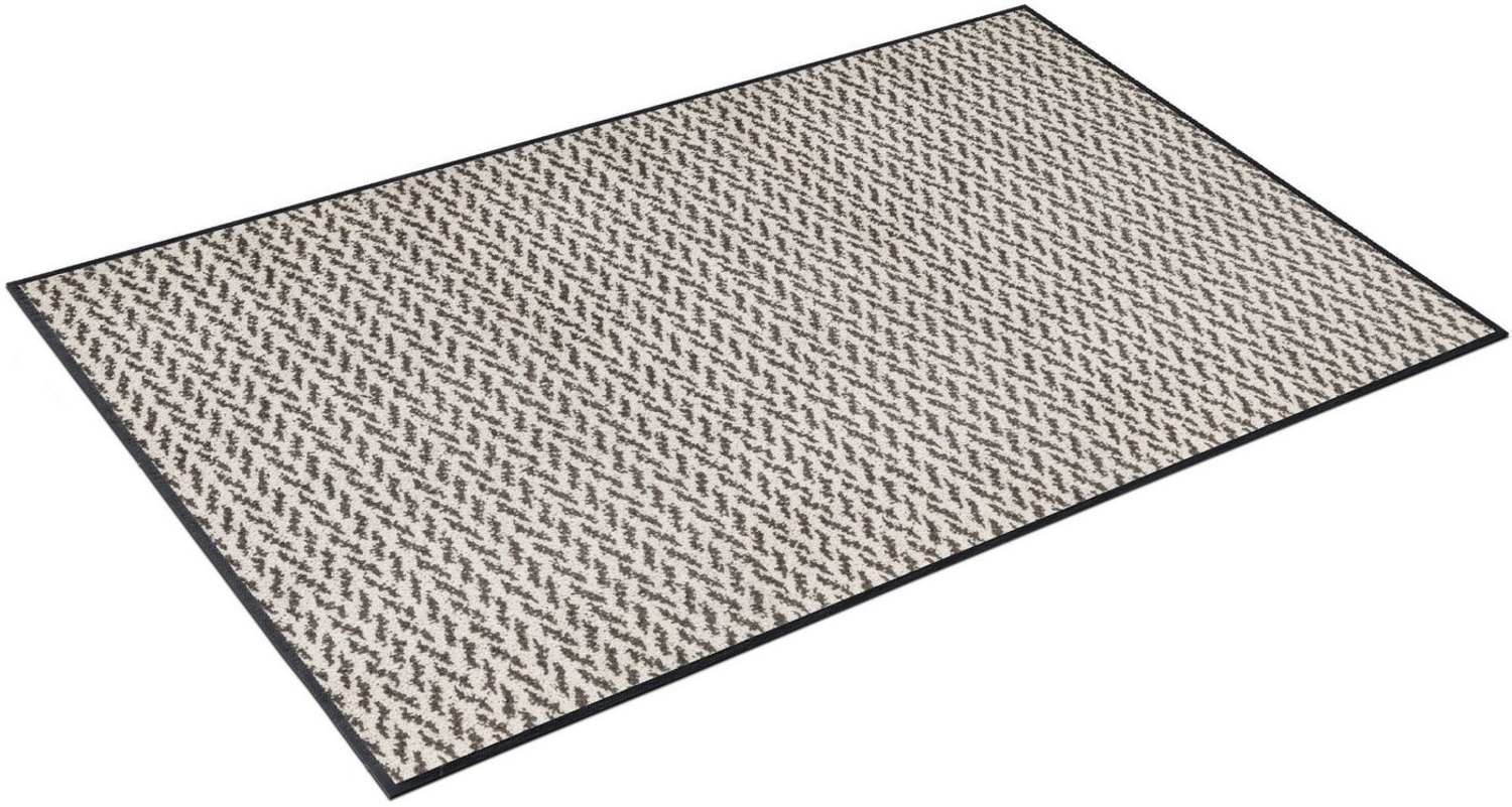 wash+dry by Kleen-Tex Teppich Duo Latte, rechteckig, Höhe: 9 mm, rutschhemmend, In- und Outdoor geeignet, waschbar Bild 1