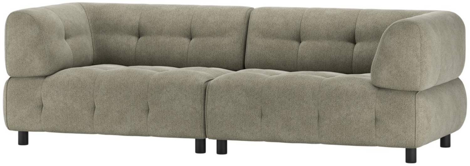 Sofa Louis aus Chenille-Stoff, Leaf Bild 1