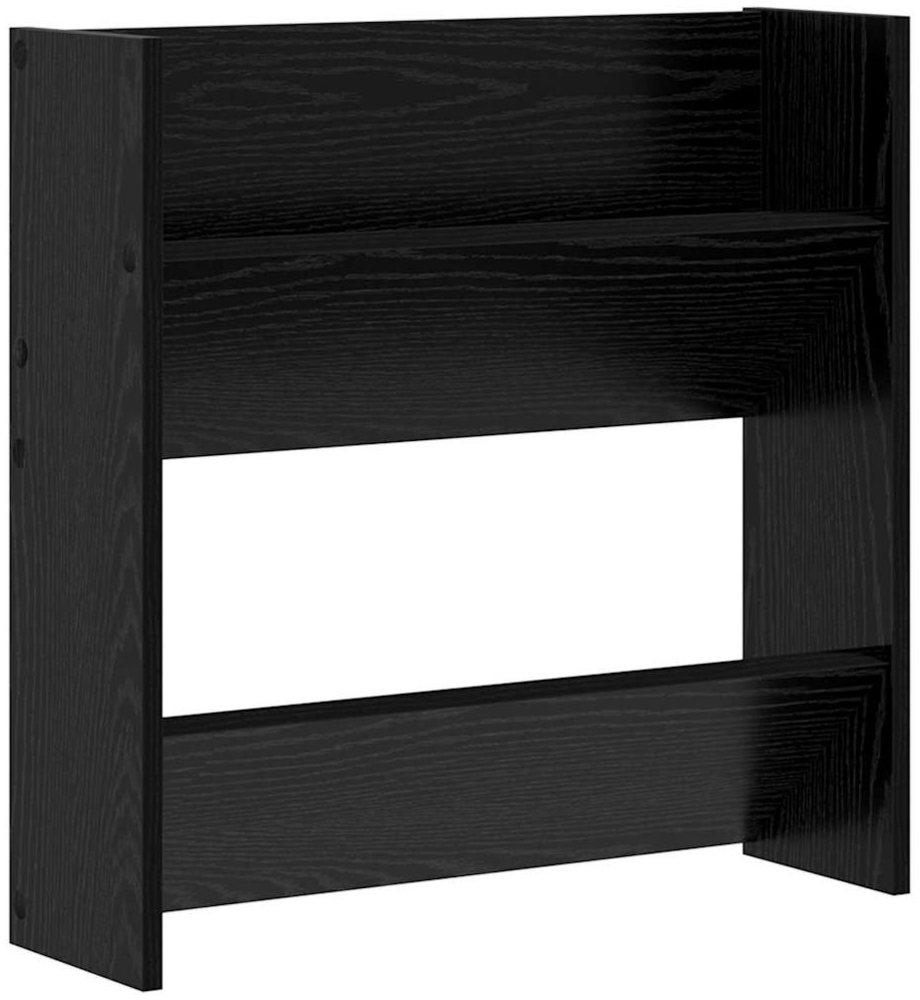 vidaXL Wandschuhschrank mit Regal Schwarz Eichen-Optik 60 x 18 x 60 cm 875144 Bild 1