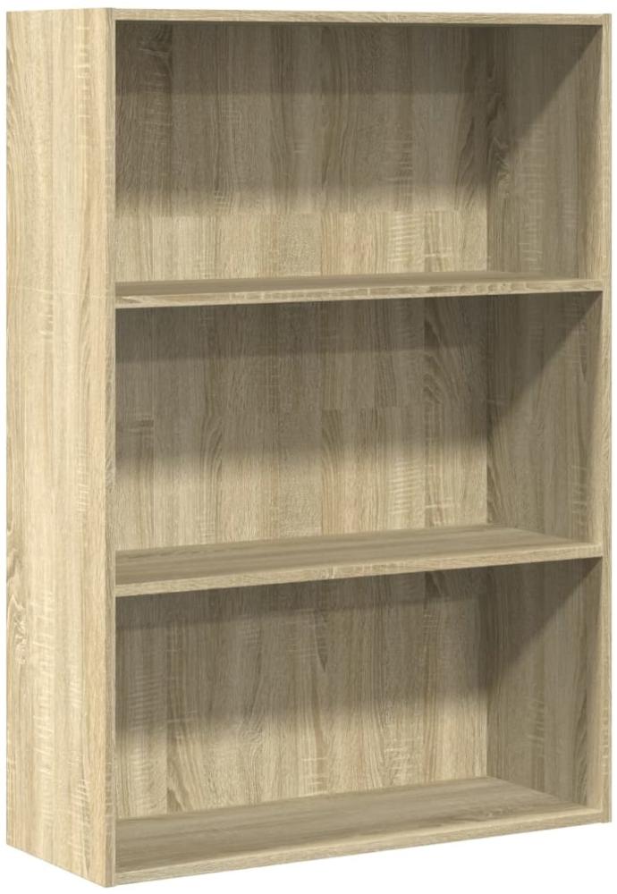 vidaXL Bücherregal Sonoma-Eiche 80x30x114 cm Holzwerkstoff 857933 Bild 1