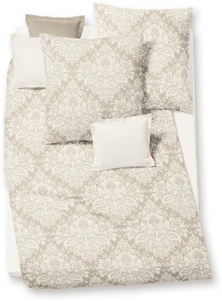 Fleuresse Lech Edelflanell Bettwäsche 200x200 Ornamente beige-sand 603739-7 Bild 1