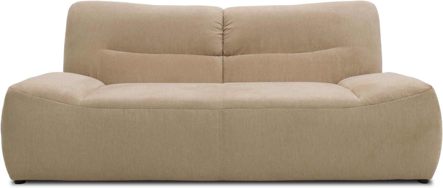 DOMO Collection Cesena, 2 Sitzer, Microfaser beige, 200 cm Bild 1