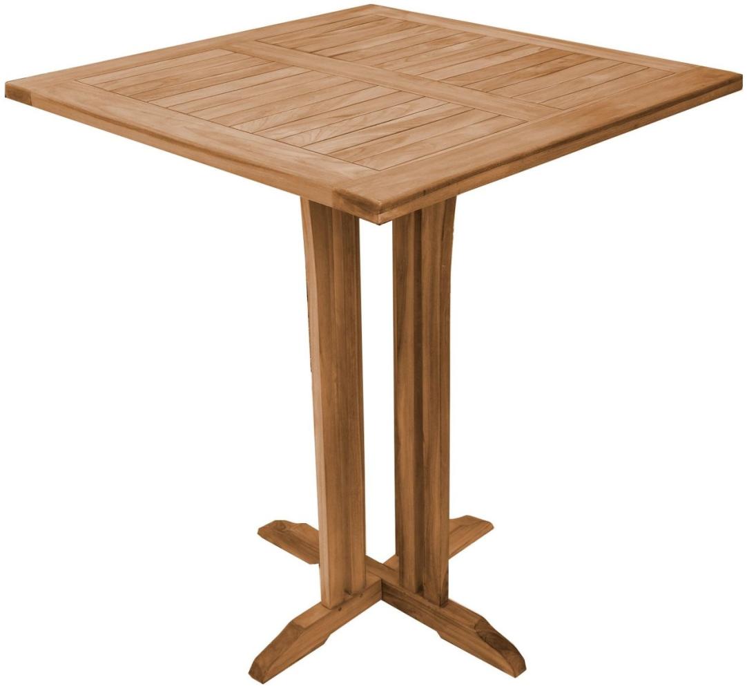 Bartisch Lucca eckig Teak Massivholz von Teako Design Bild 1