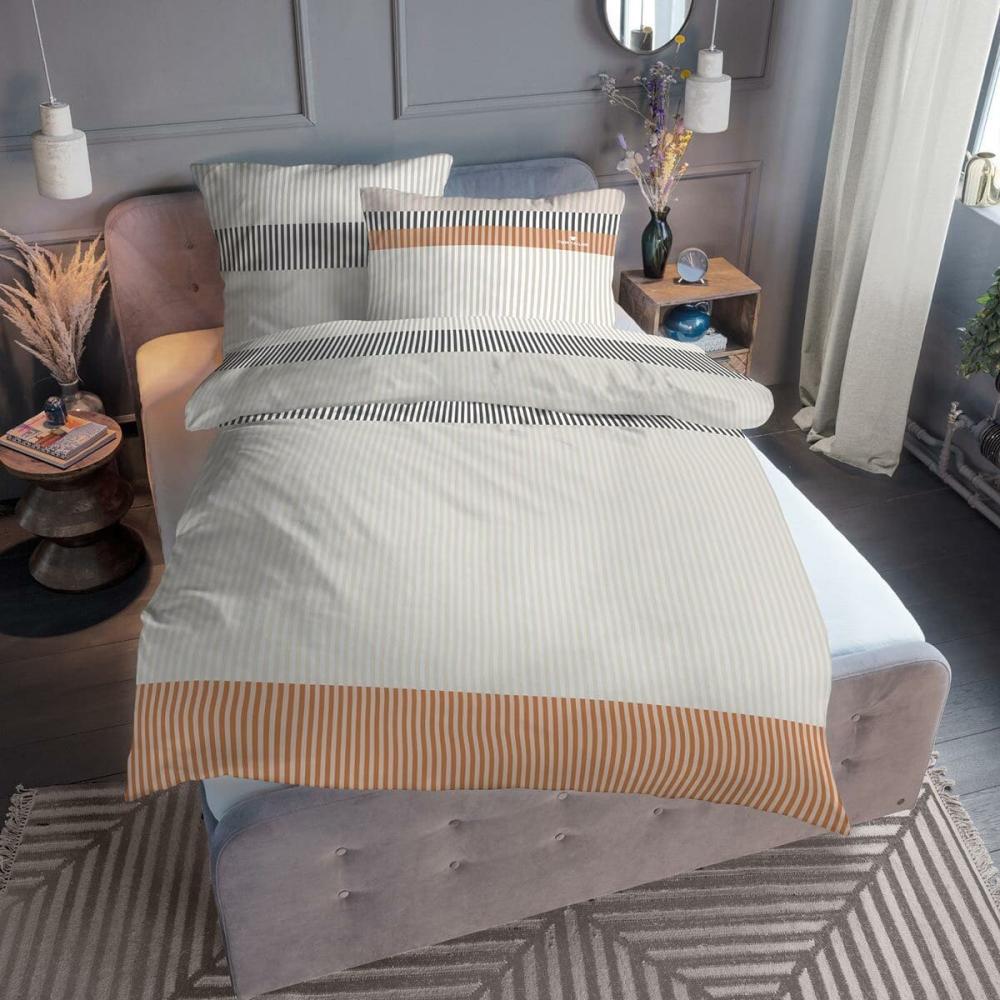 Tom Tailor Flanell Bettwäsche 9970-841 rose | 155x220 cm + 80x80 cm Bild 1