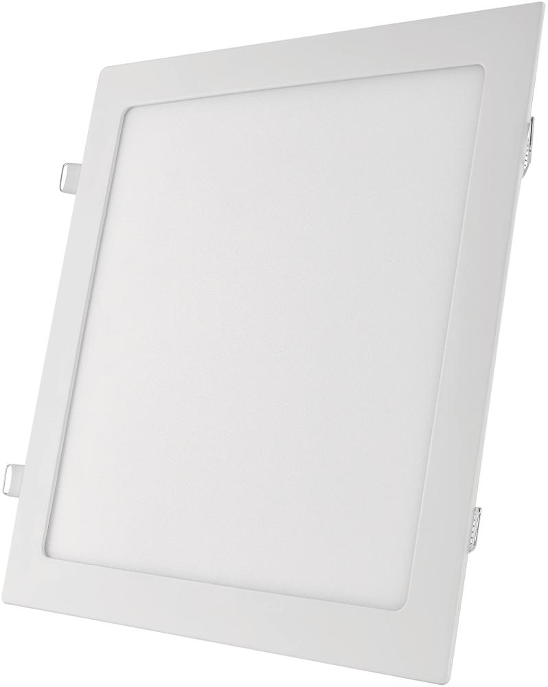 EMOS LED Panel 25 W, quadratische 2100 lm Einbauleuchte, Deckenleuchte in Weiß mit Durchmesser 30 cm, extra flach, Einbautiefe 2,1 cm, Lichtfarbe neutralweiß 4000 K, inkl. LED-Treiber Bild 1