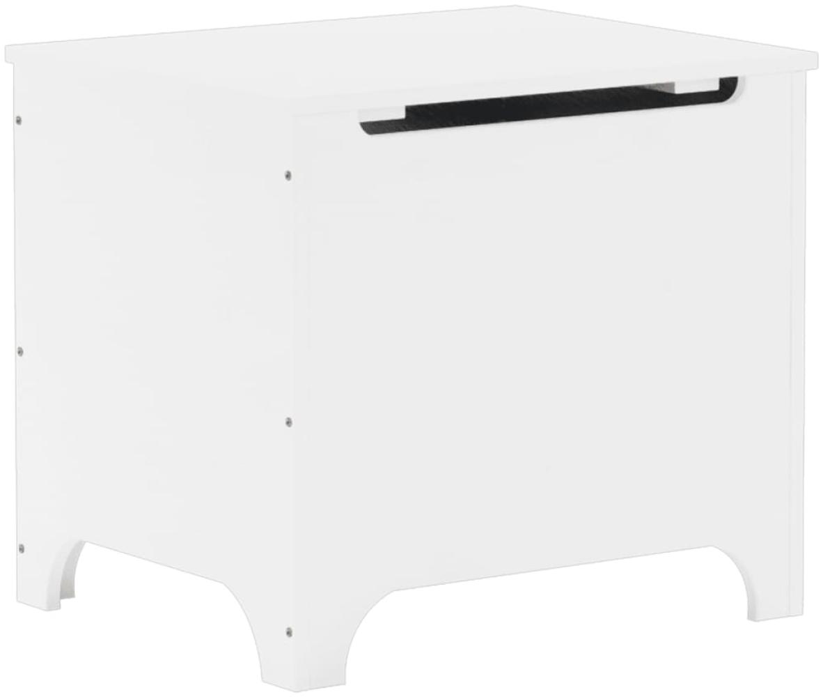 vidaXL Truhe mit Deckel RANA Weiß 60x49x54 cm Massivholz Kiefer 4002336 Bild 1