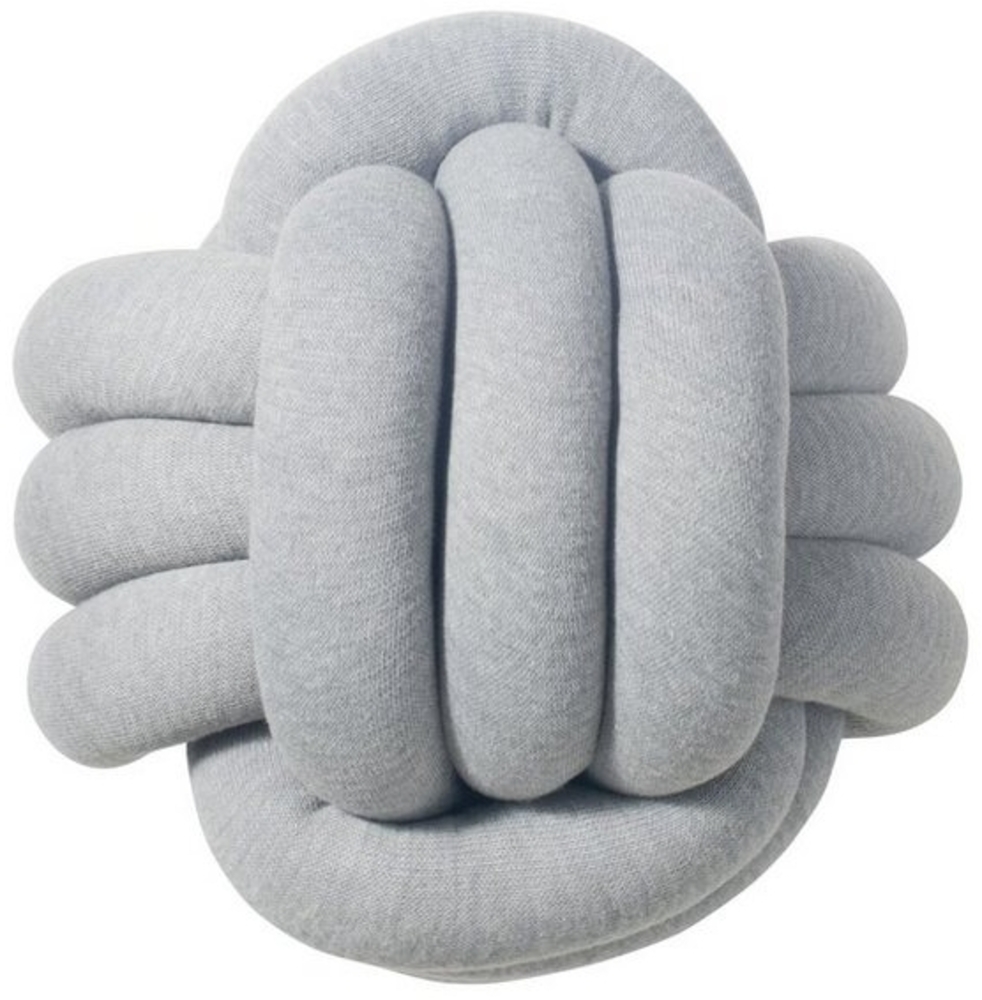 Nordic Coast Company Dekokissen gestricktes, Knotenkissen geflochtenes Kissen Zierkissen Strukturkissen Sofakissen Bild 1