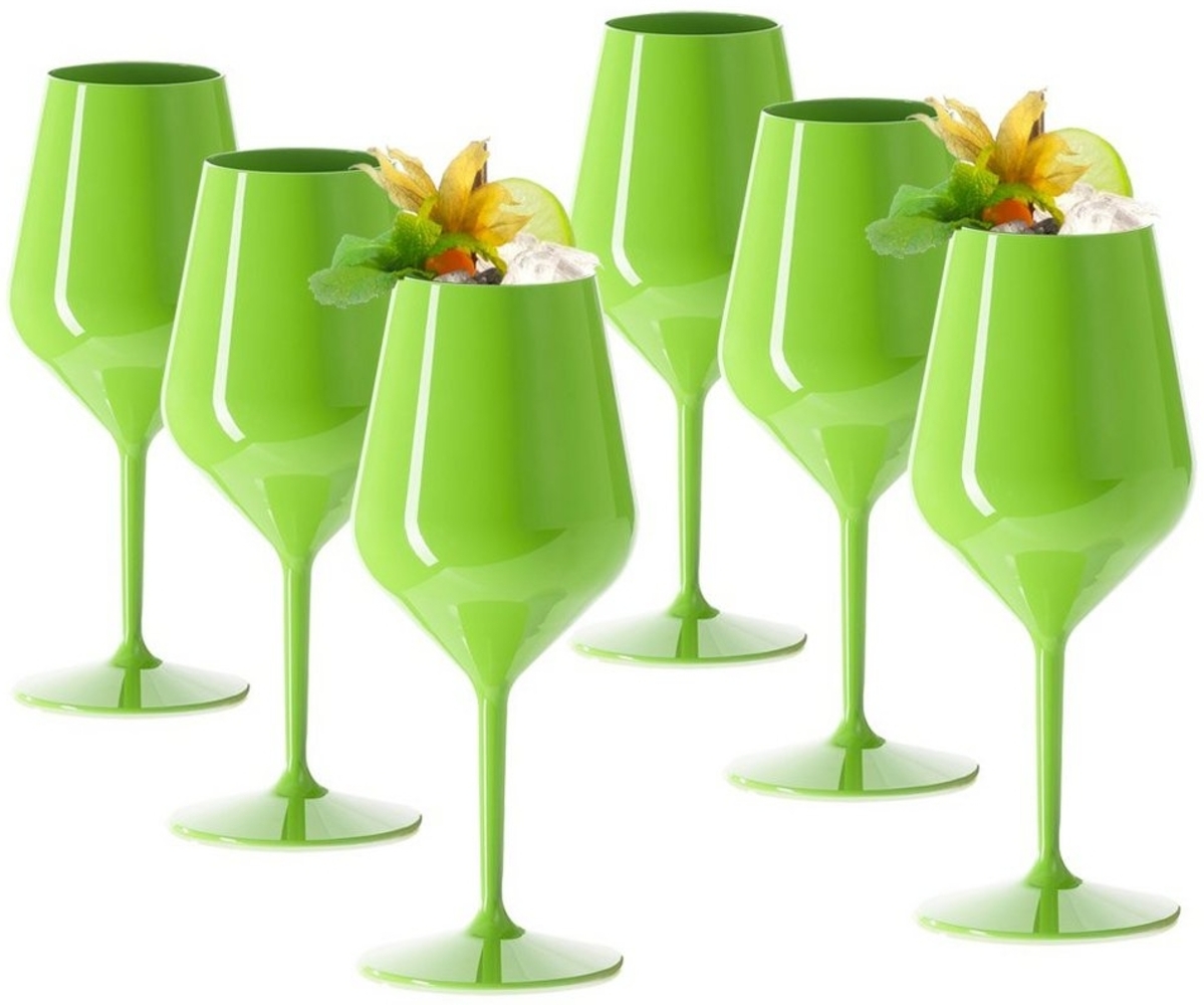 Doimoflair Weinglas DoimoFlair Weingläser aus Kunststoff bruchsicher Plastik Bild 1