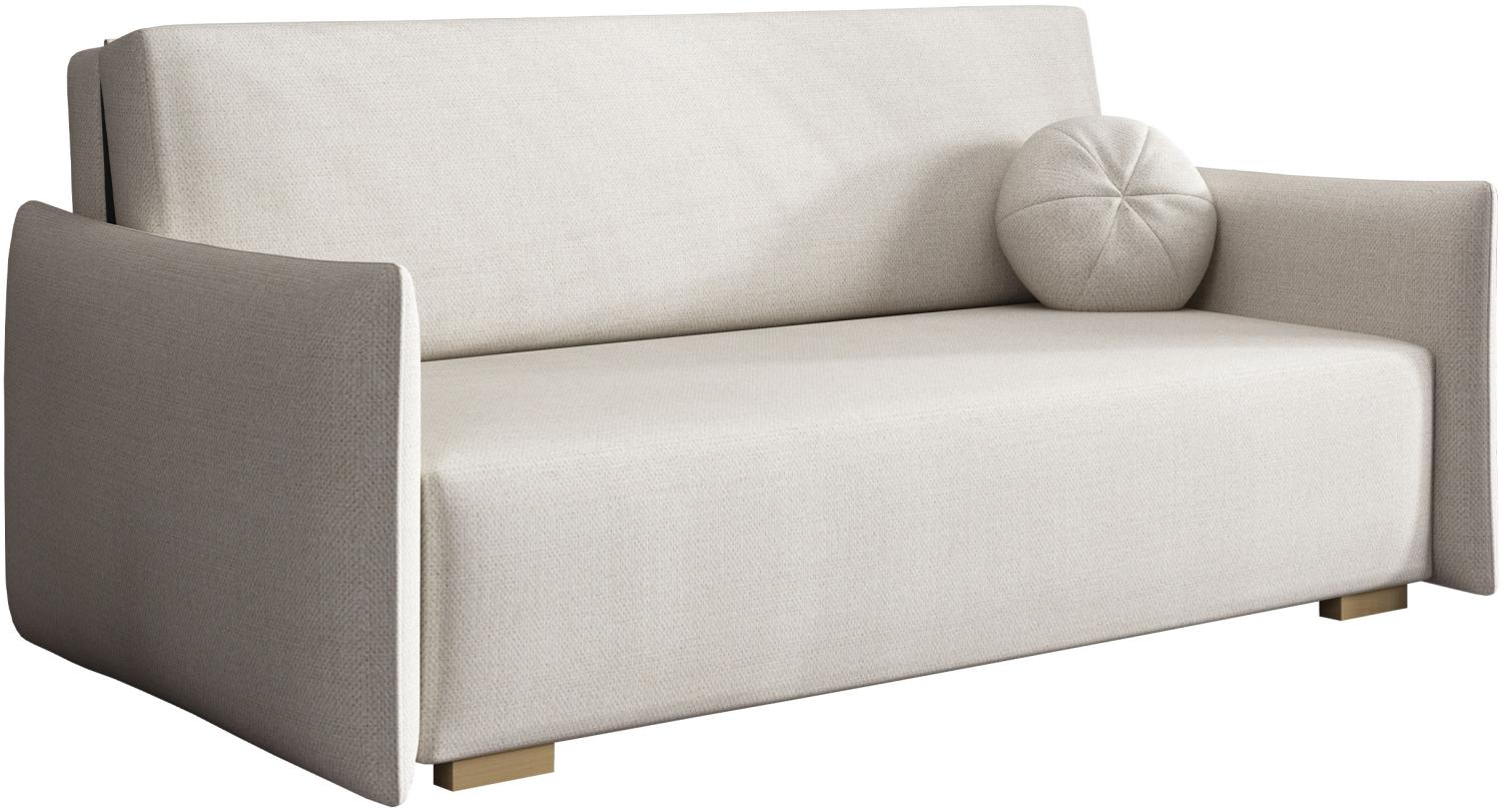 Sofa Viva Glov IV mit Schlaffunktion, 3 Sitzer Schlafsofa mit Bettkasten (Farbe: Soul 01) Bild 1