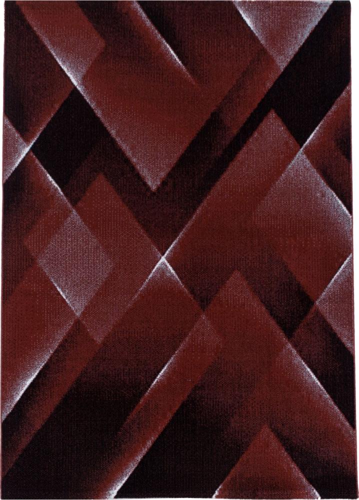 Kurzflor Teppich Clara rechteckig - 240x340 cm - Rot Bild 1