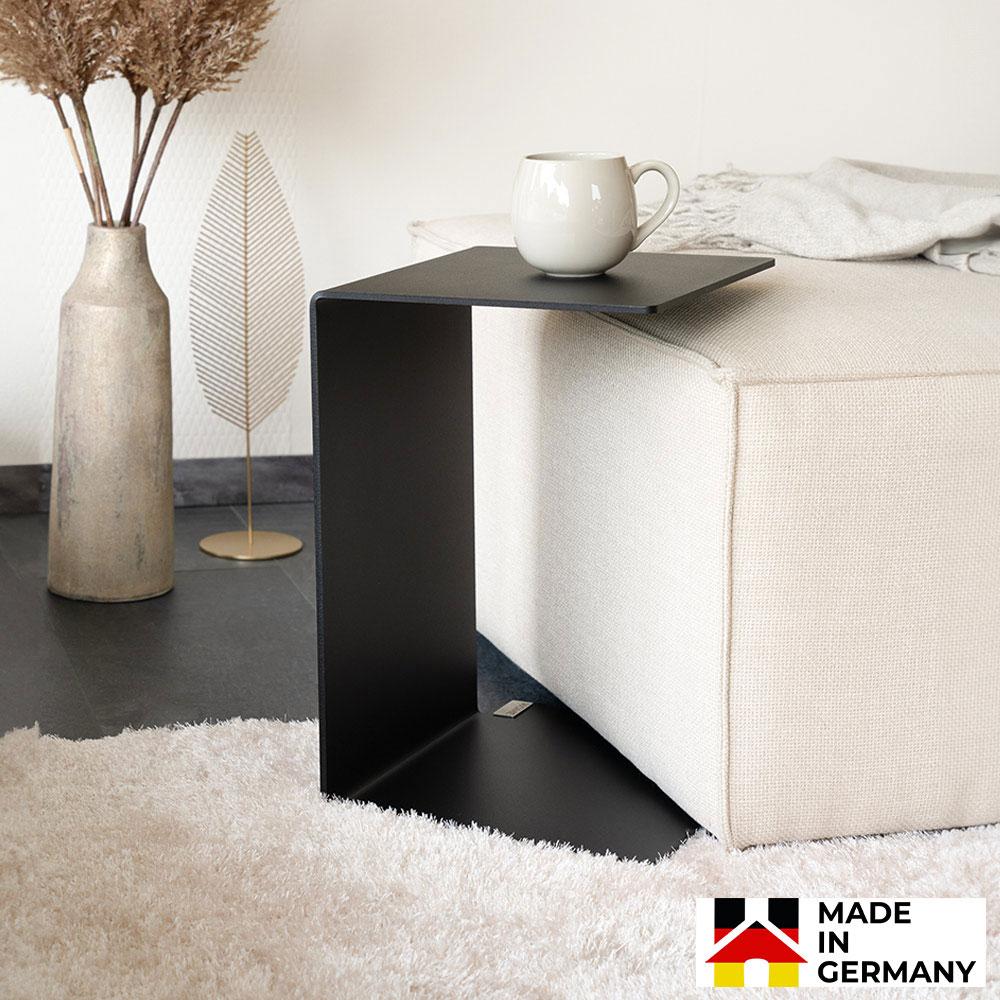 Home Deluxe 'Kalea' Beistelltisch, Stahl schwarz, B/H/T: 35 x 45 x 30 cm Bild 1