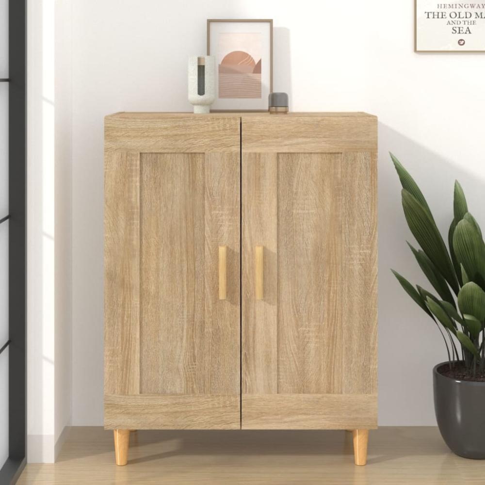 Sideboard Sonoma-Eiche 69,5 x 34 x 90 cm Holzwerkstoff [812135] Bild 1