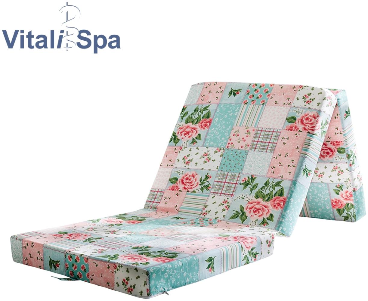 VitaliSpa Reisebettmatratze 70x190 cm Patchwork Bild 1