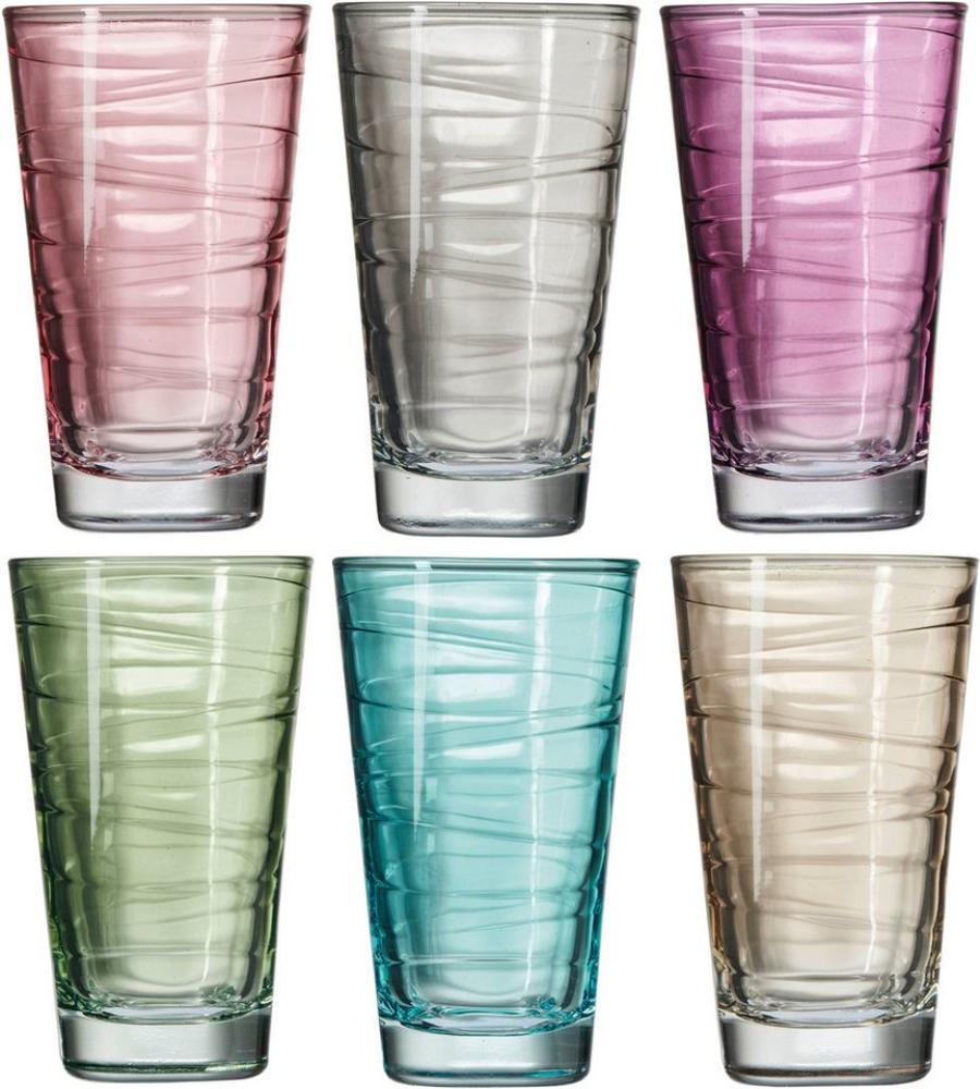 Leonardo VARIO Trinkglas groß 280 ml farbig sortiert 6er Set Bild 1