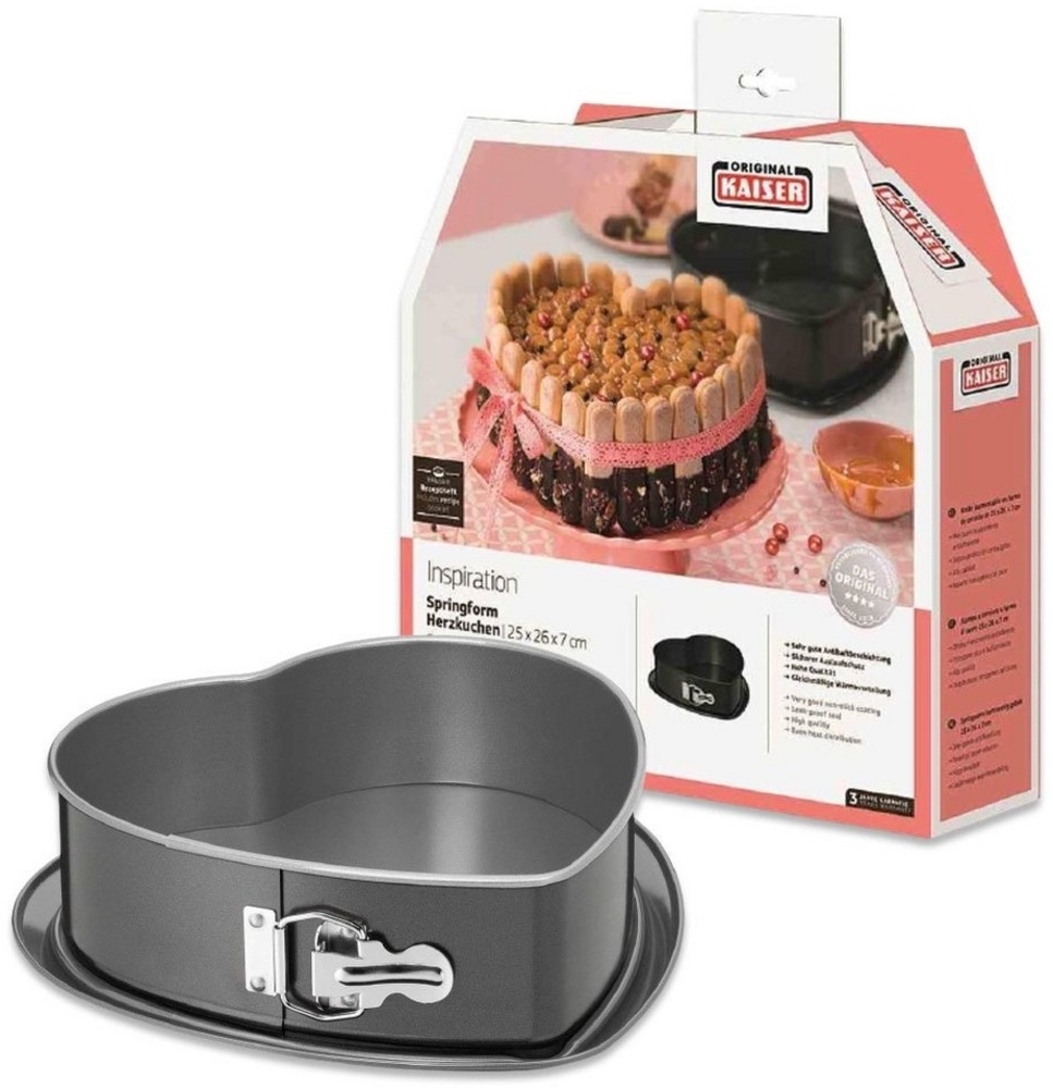 KAISER Springform Herzkuchen Inspiration Herzkuchen 25 x 26 x 7 cm Bild 1