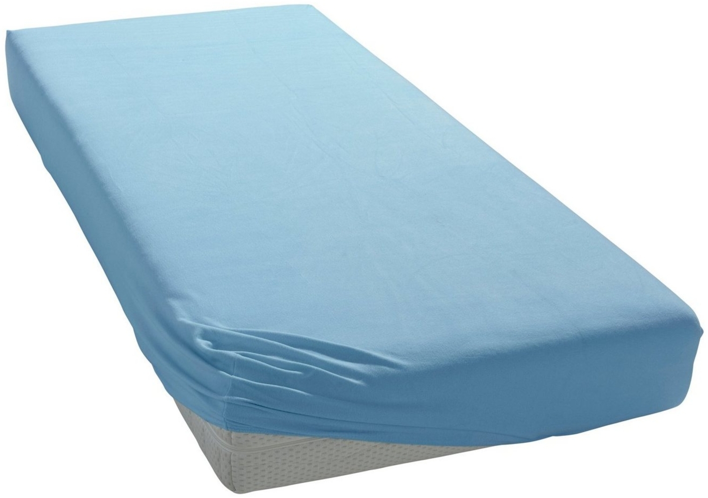 bellana Spannbettlaken Jersey-Elasthan deluxe, Jersey-Elasthan, Gummizug: rundum, (1 Stück), für Standardmatratzen, Wasserbetten und Boxspringbetten Bild 1