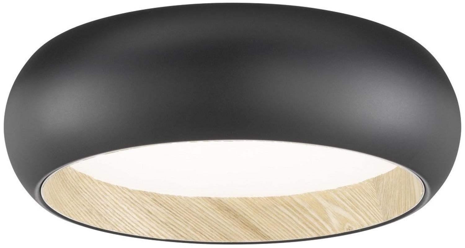 SCHÖNER WOHNEN-Kollektion LED Deckenleuchte Wood schwarz eiche natur 821338 Bild 1