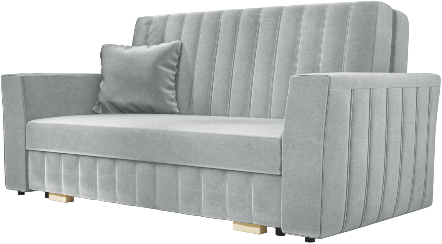 Mirjan24 'Viva Glam II' Schlafsofa, Hellgrau, 85 x 98 x 160 cm Bild 1