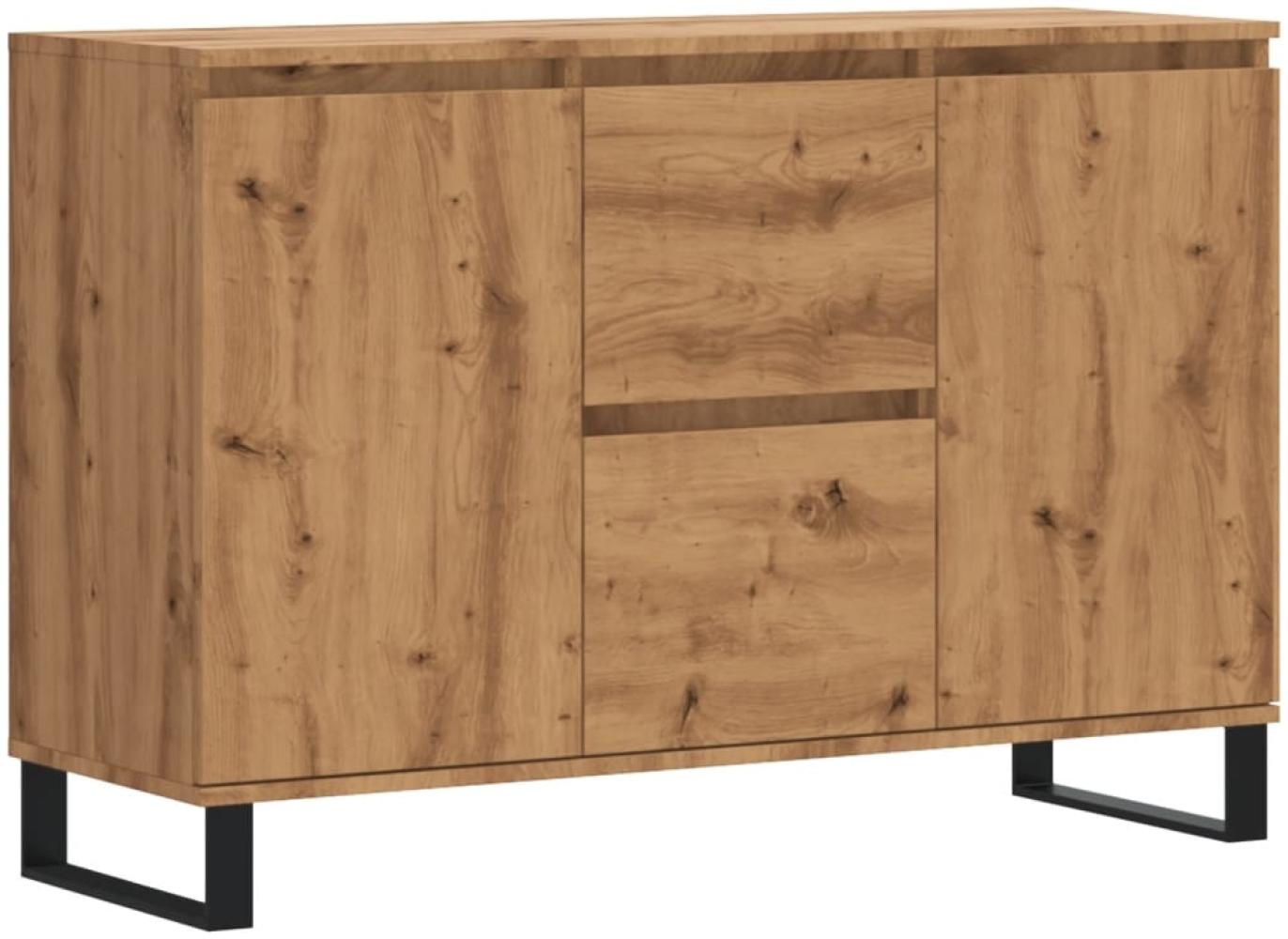 vidaXL Sideboard Artisan-Eiche 101,5x35x70 cm Holzwerkstoff 857267 Bild 1