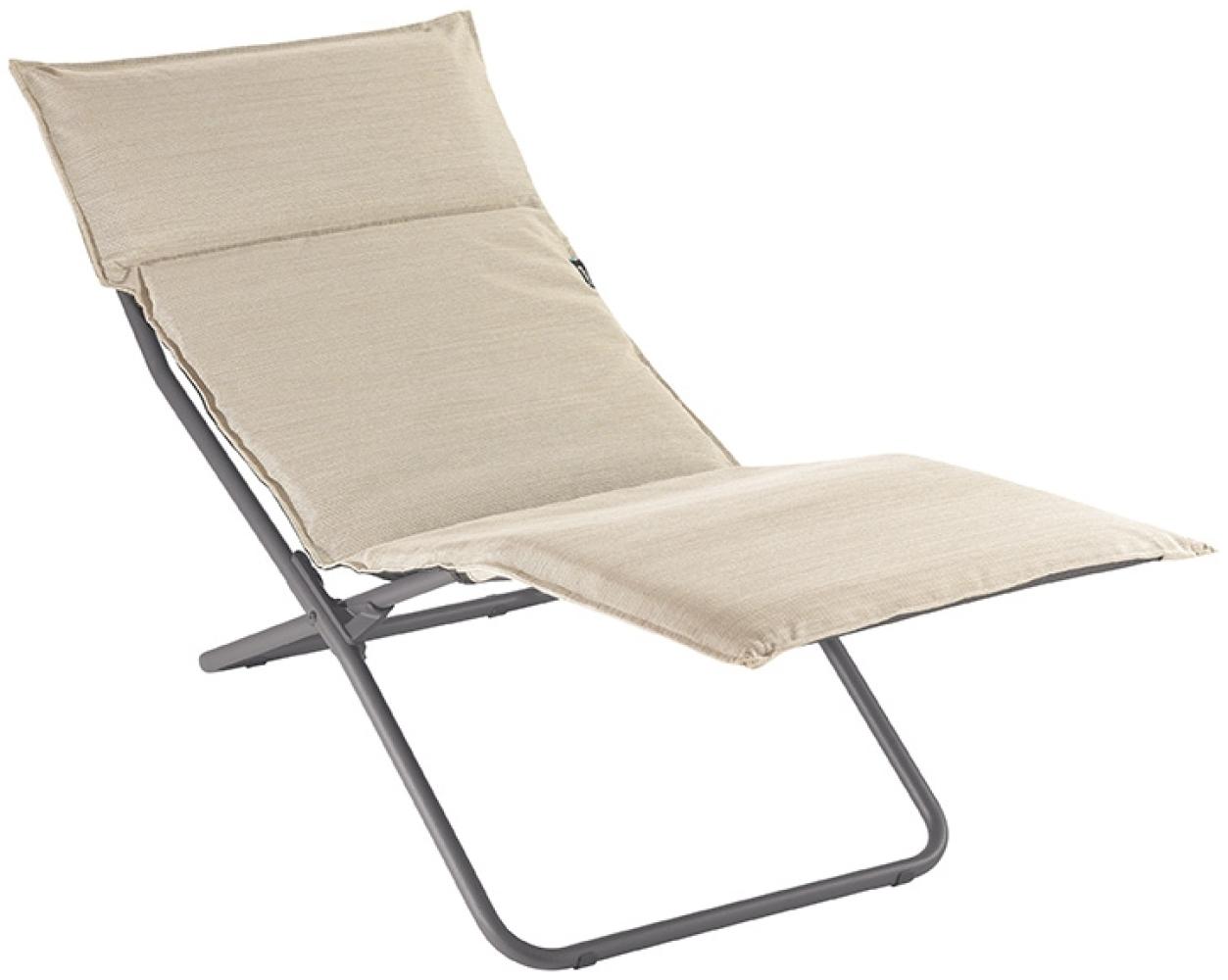 Outdoor Lounge-Sessel BAYANNE Latte / Gestell Titane Bild 1