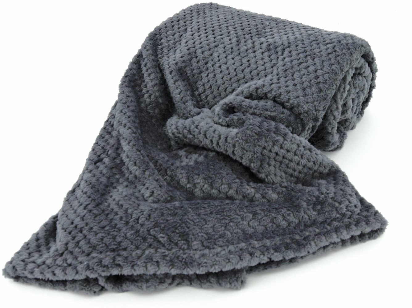 Wohndecke Waffel Pikee Kuscheldecke Deko Sofadecke flauschig, heimtexland, super weich I wärmend I leicht I Allergiker geeignet Bild 1