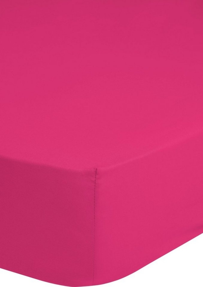 Good Morning Spannbettlaken, Pink, 200x220 cm, 100% Baumwolljersey Bild 1