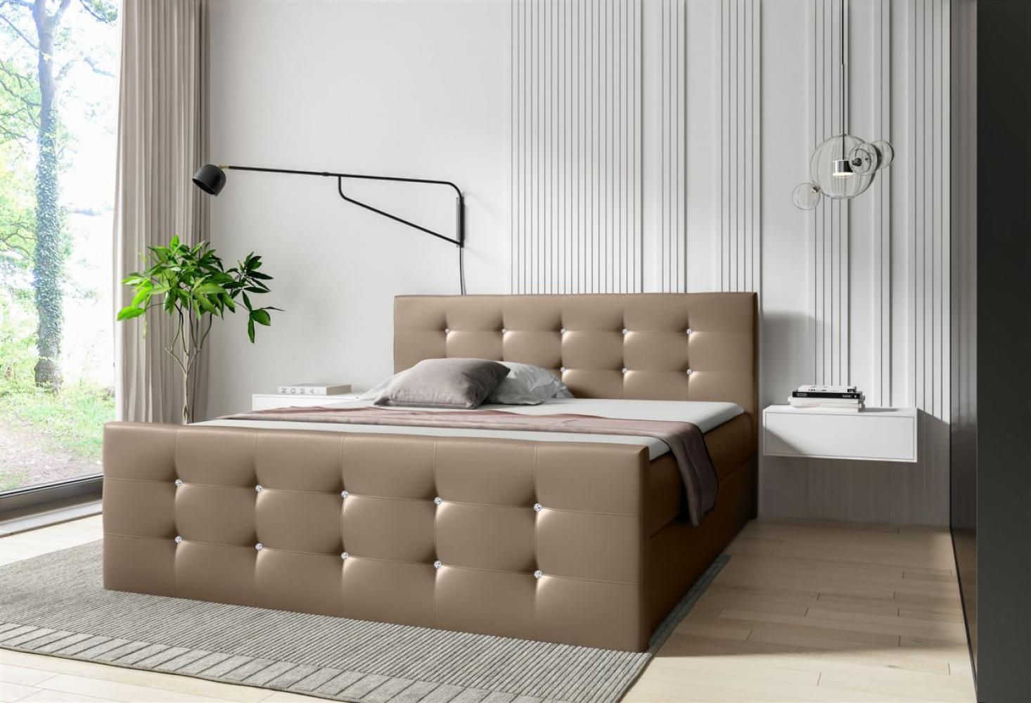 Boxspringbett Schlafzimmerbett LIAMOS 160x200cm Bild 1