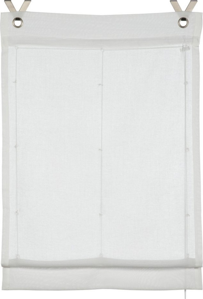 GARDINIA Raffrollo GRS Zen Silence, mit Hakenaufhängung, ohne Bohren, Stoff aus 50 % recyceltes Polyester Bild 1