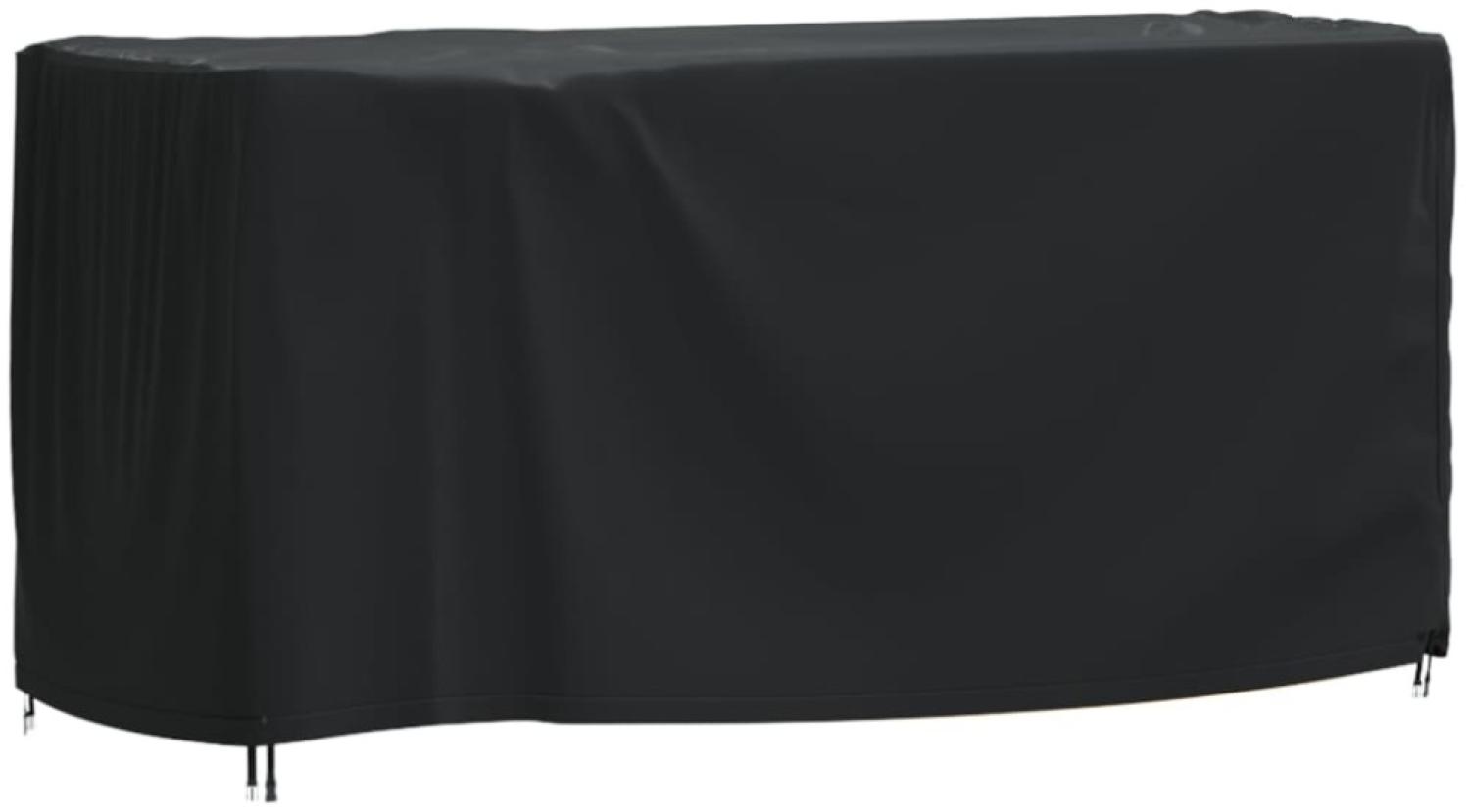 vidaXL Gartenmöbel-Abdeckung Schwarz 180x70x90 cm Wasserdicht 420D 364816 Bild 1