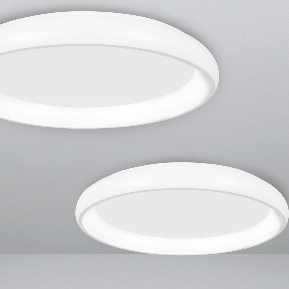 Nova Luce 8105605 ALBI LED Deckenleuchte 1-flammig 3000K Weiss 41cm Bild 1