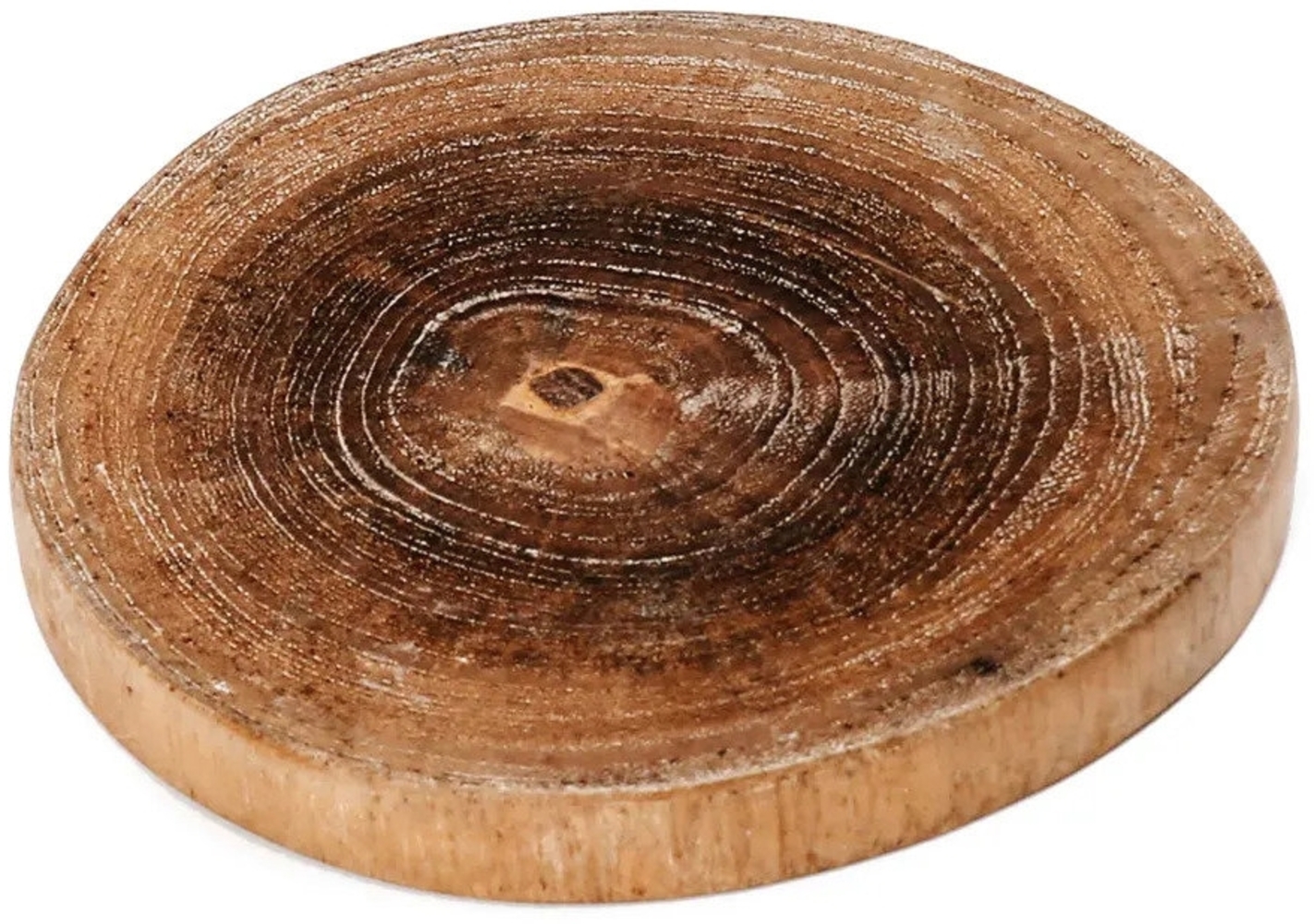 Der Teak-Root-Boho-Untersetzer - Natürlich - 10x10x1cm Bild 1