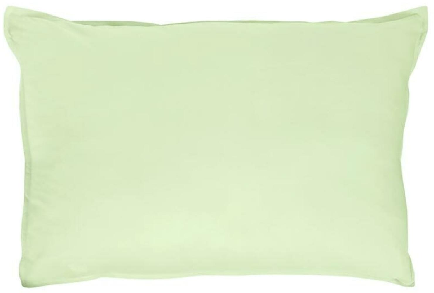 Traumschlaf Uni Single Jersey Bettwäsche Eschle|Kissenbezug 2x 40x60 cm| green Bild 1