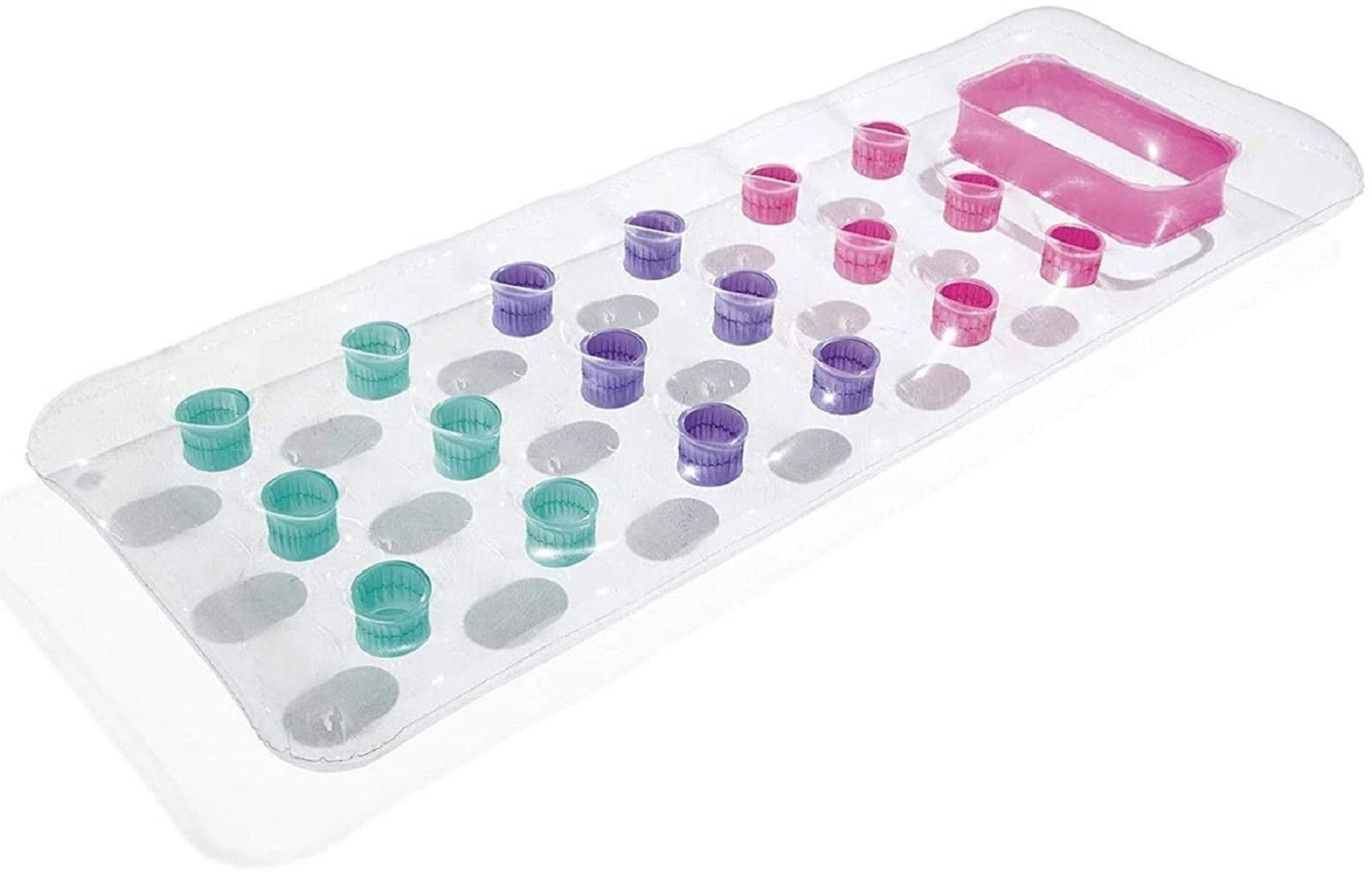 Bestway 43040 - Luftmatratze 188x71cm"Fashion" (188 x 71 cm, Transparent) Bild 1