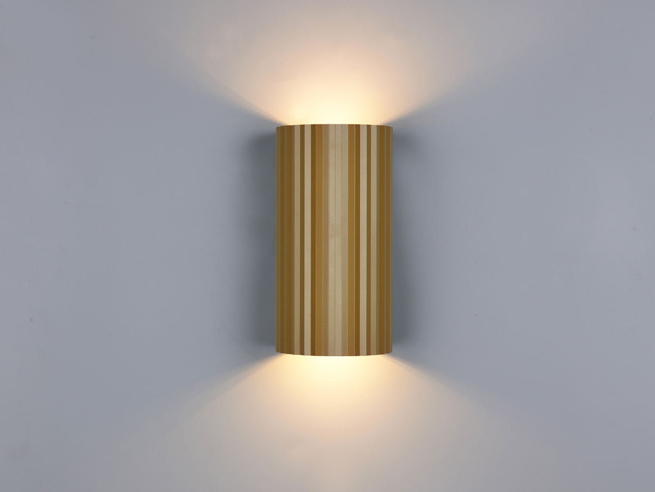 Wandleuchte SOKA mit Up and Down Lichteffekt, Metall Coffee, Höhe 18cm Bild 1