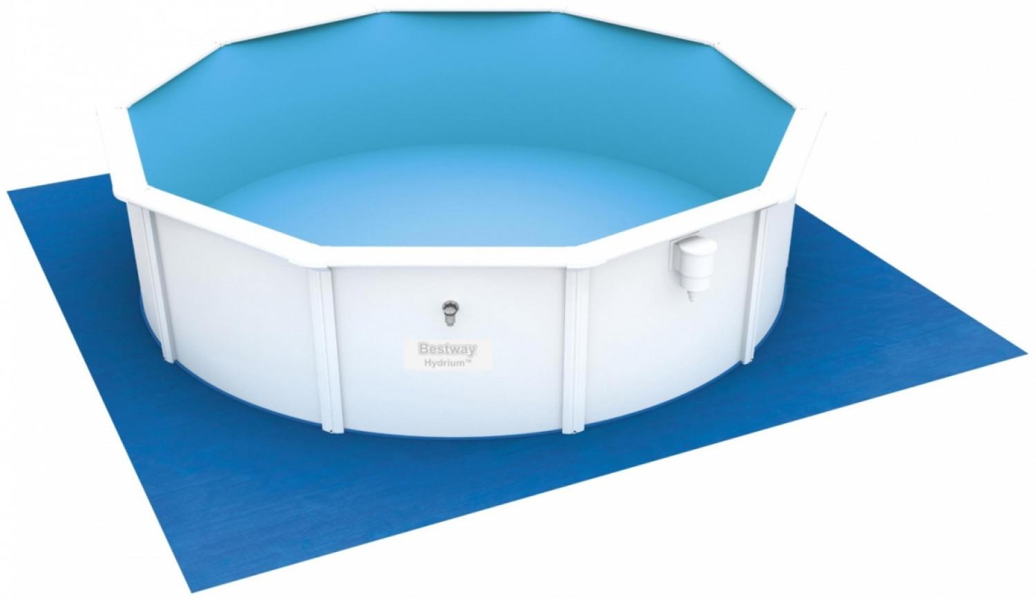 Bestway Pool-Bodenplane Flowclear 488x488 cm 92094 Bild 1