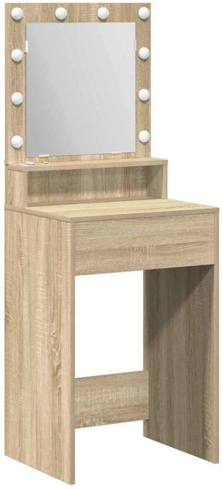 vidaXL Schminktisch Sonoma-Eiche 50 x 41 x 135 cm Holzwerkstoff 865120 Bild 1